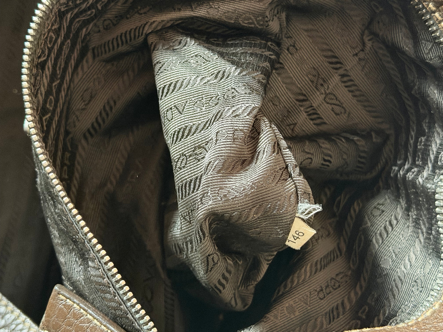 Prada handbag Tote brown