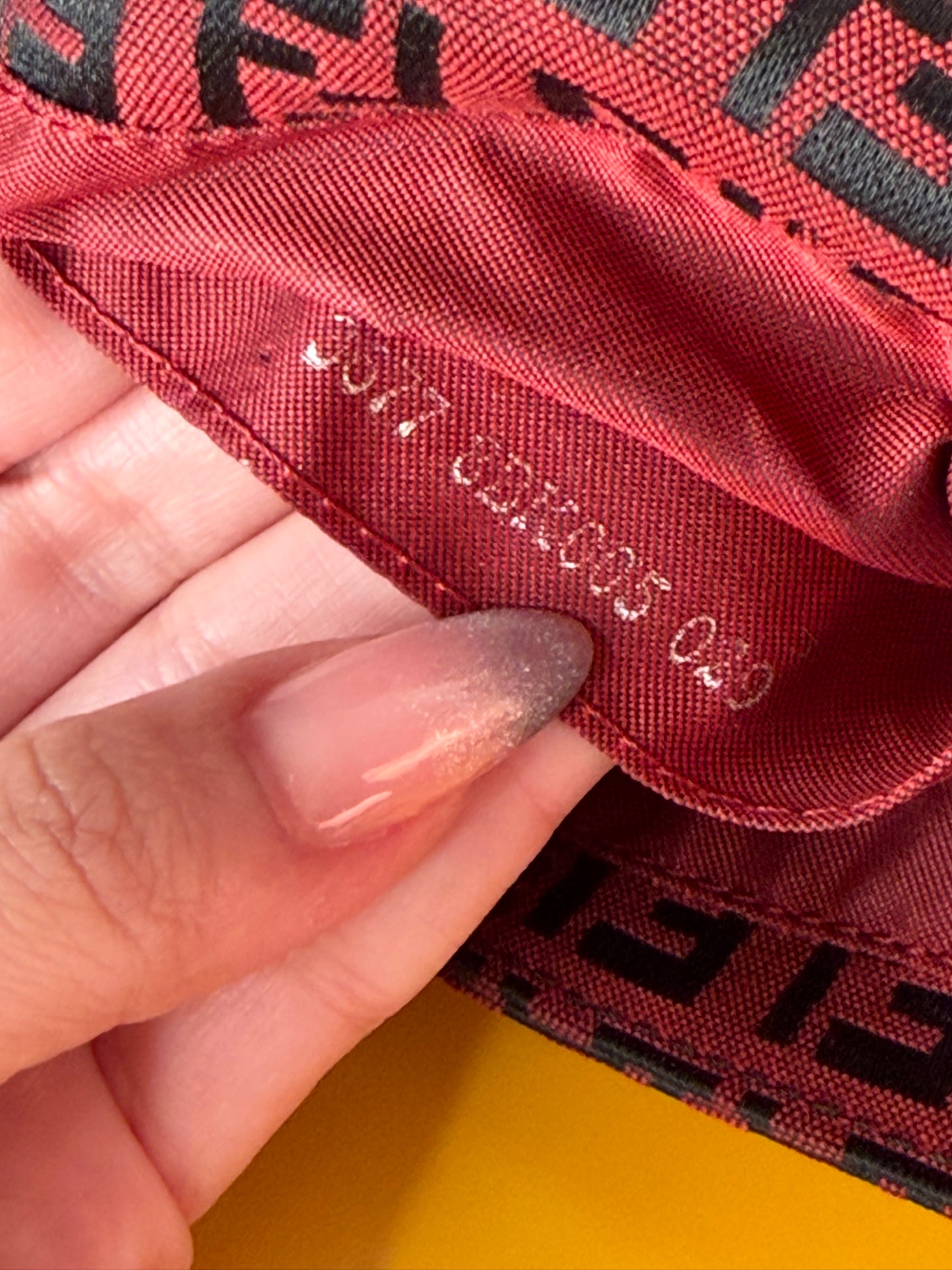 Fendi Mini baguette Rossa