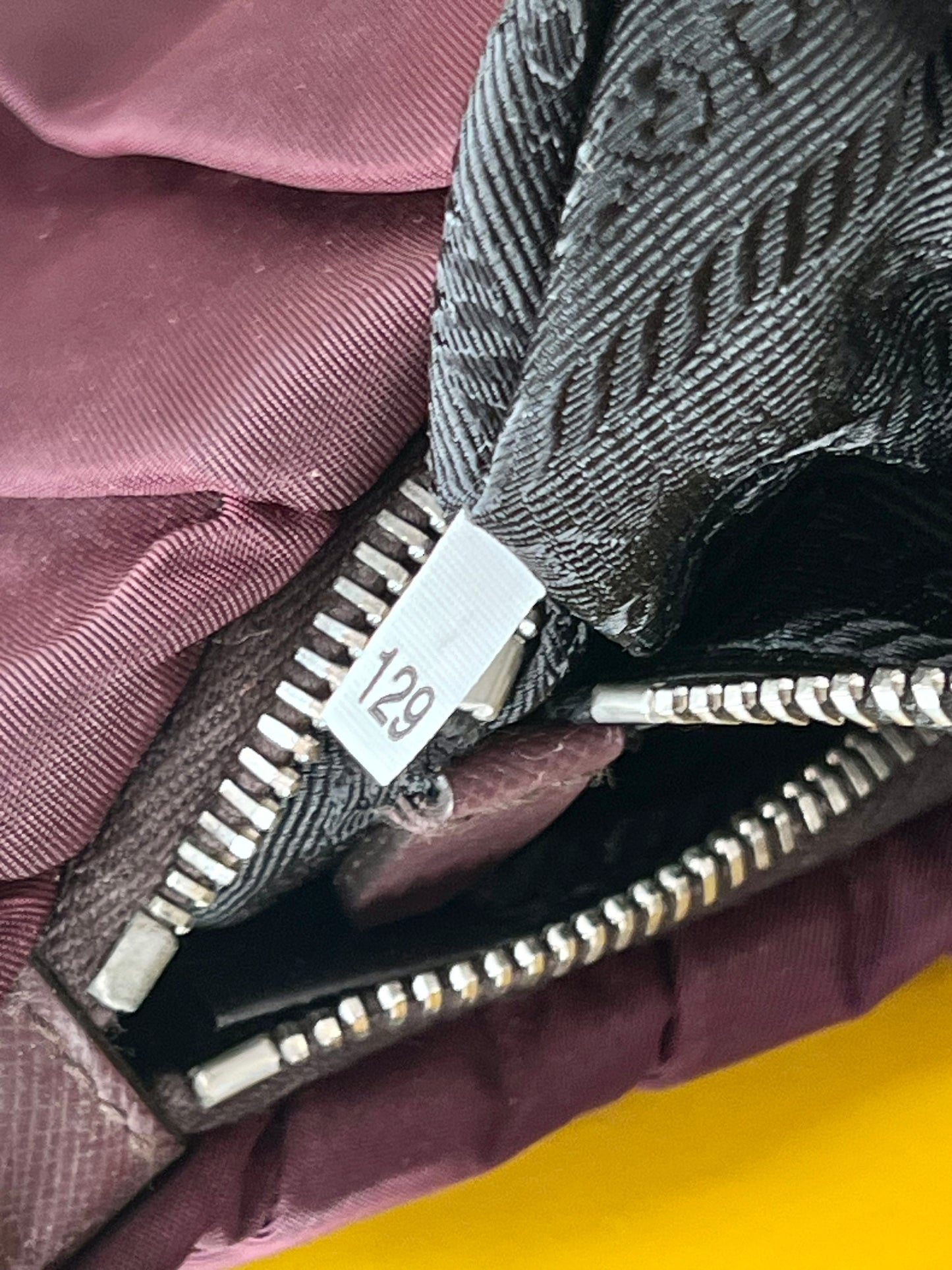 Prada nylon/pailettes