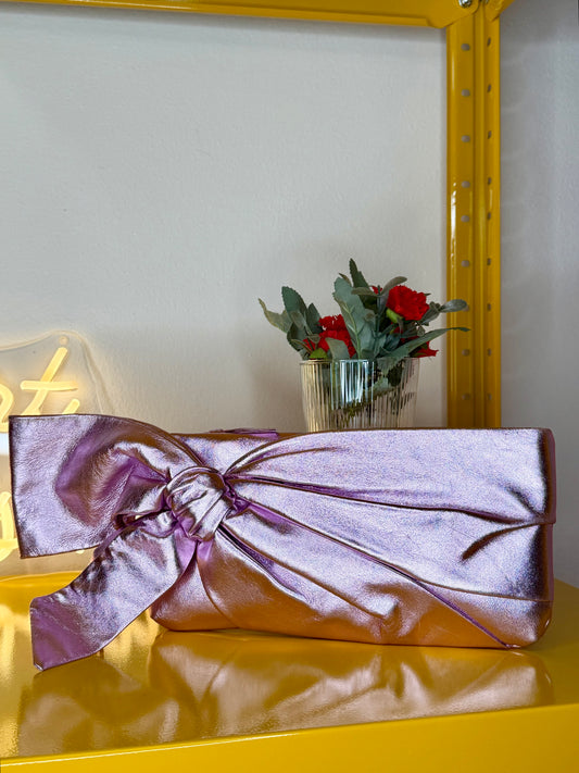 Valentino Bow Pochette light purple