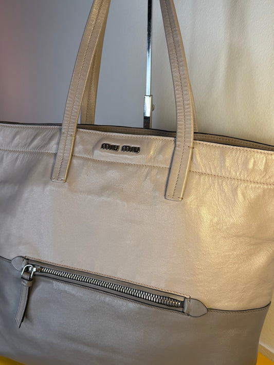 Miu Miu Tote Grigia