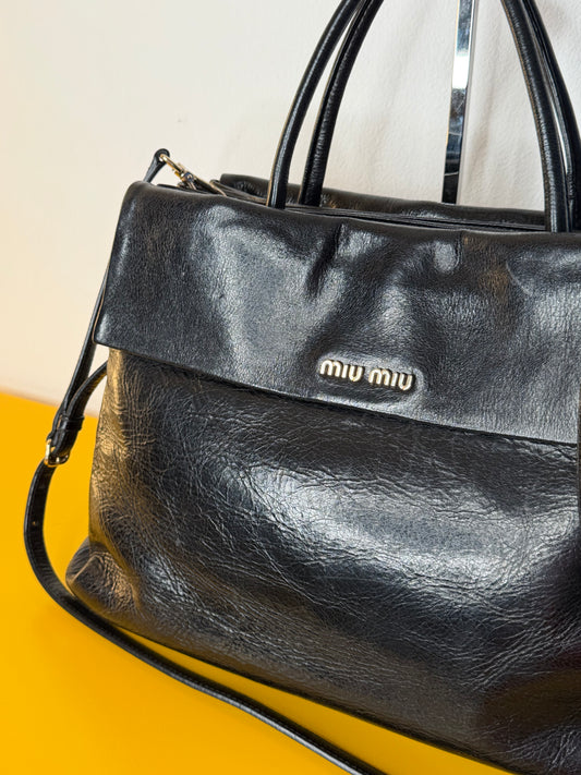 Miu Miu tote vitello lux