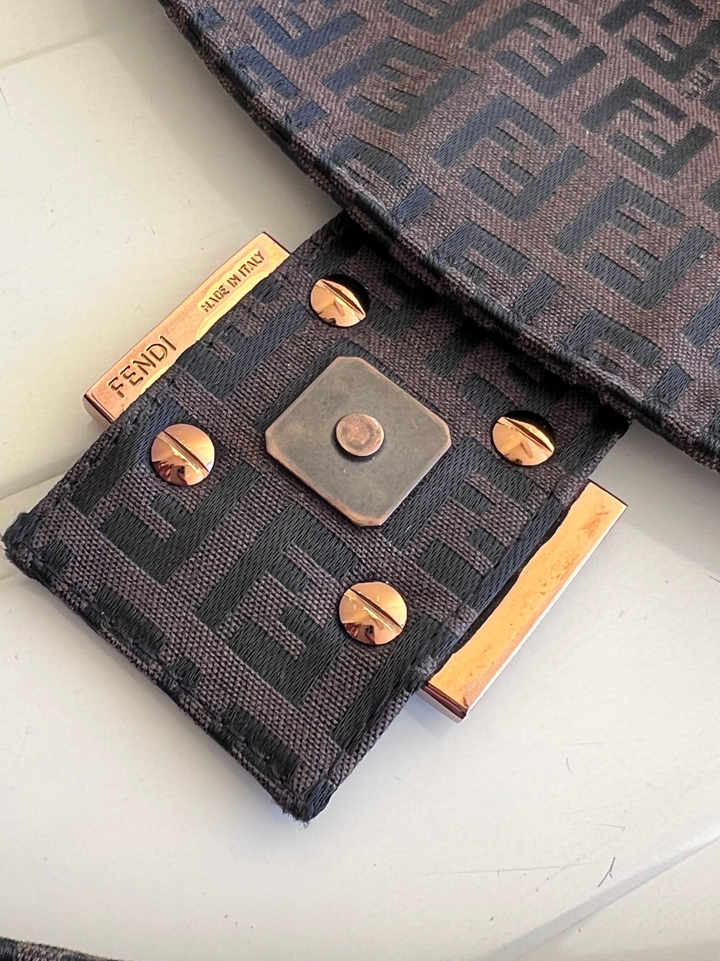 Fendi baguette Double Flap