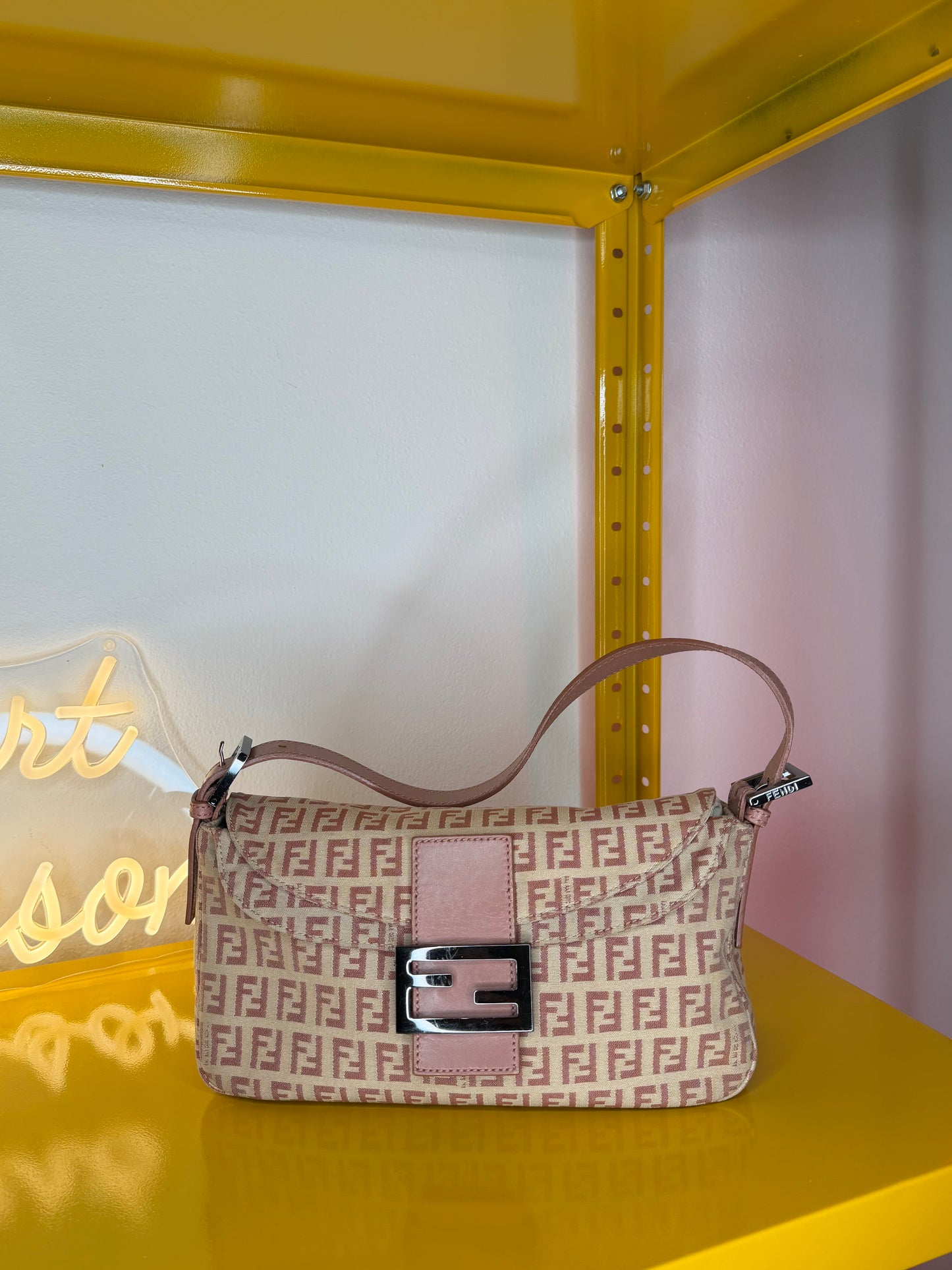 Fendi Baguette double flap