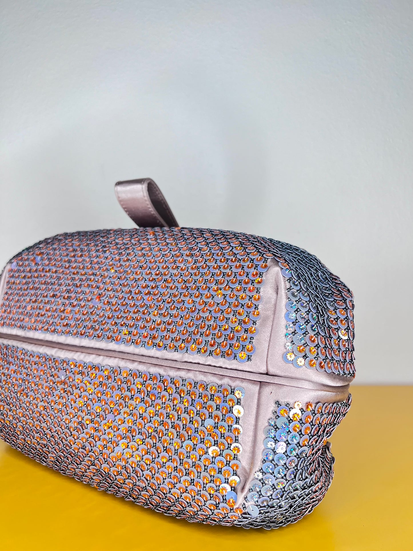 Fendi Spy Bag in raso con paillettes