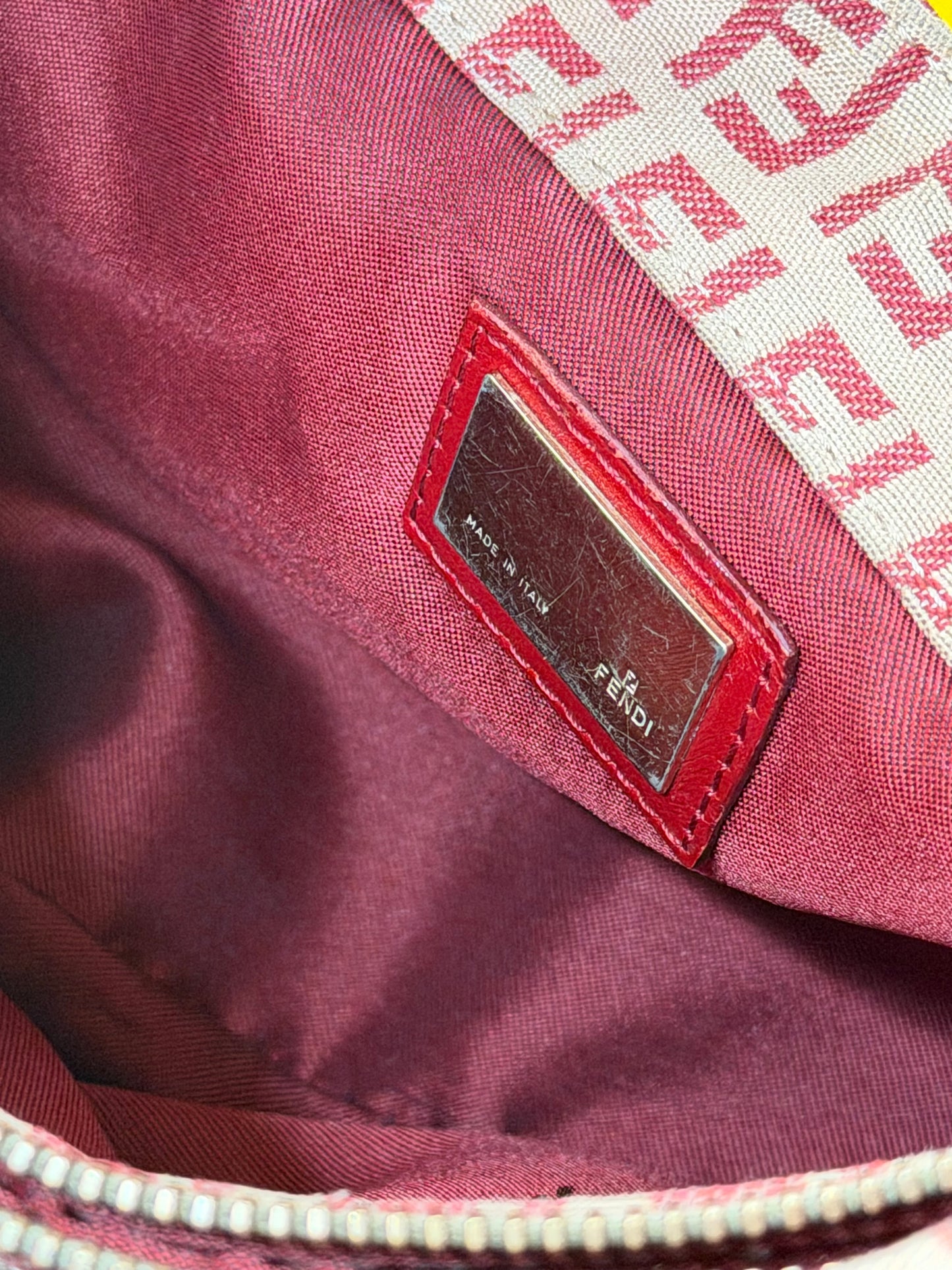 Fendi Hobo Zucchino rossa