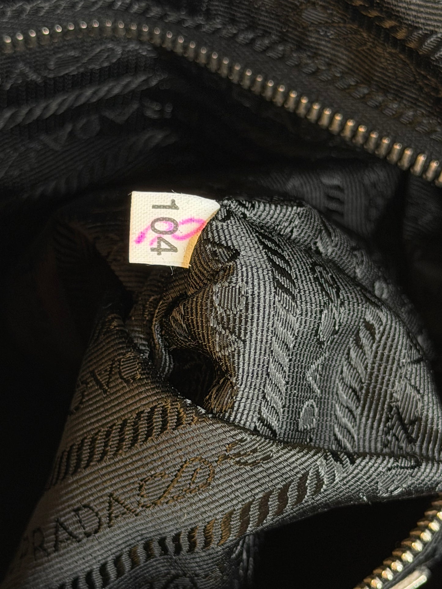 Prada tracolla tessuto/pelle