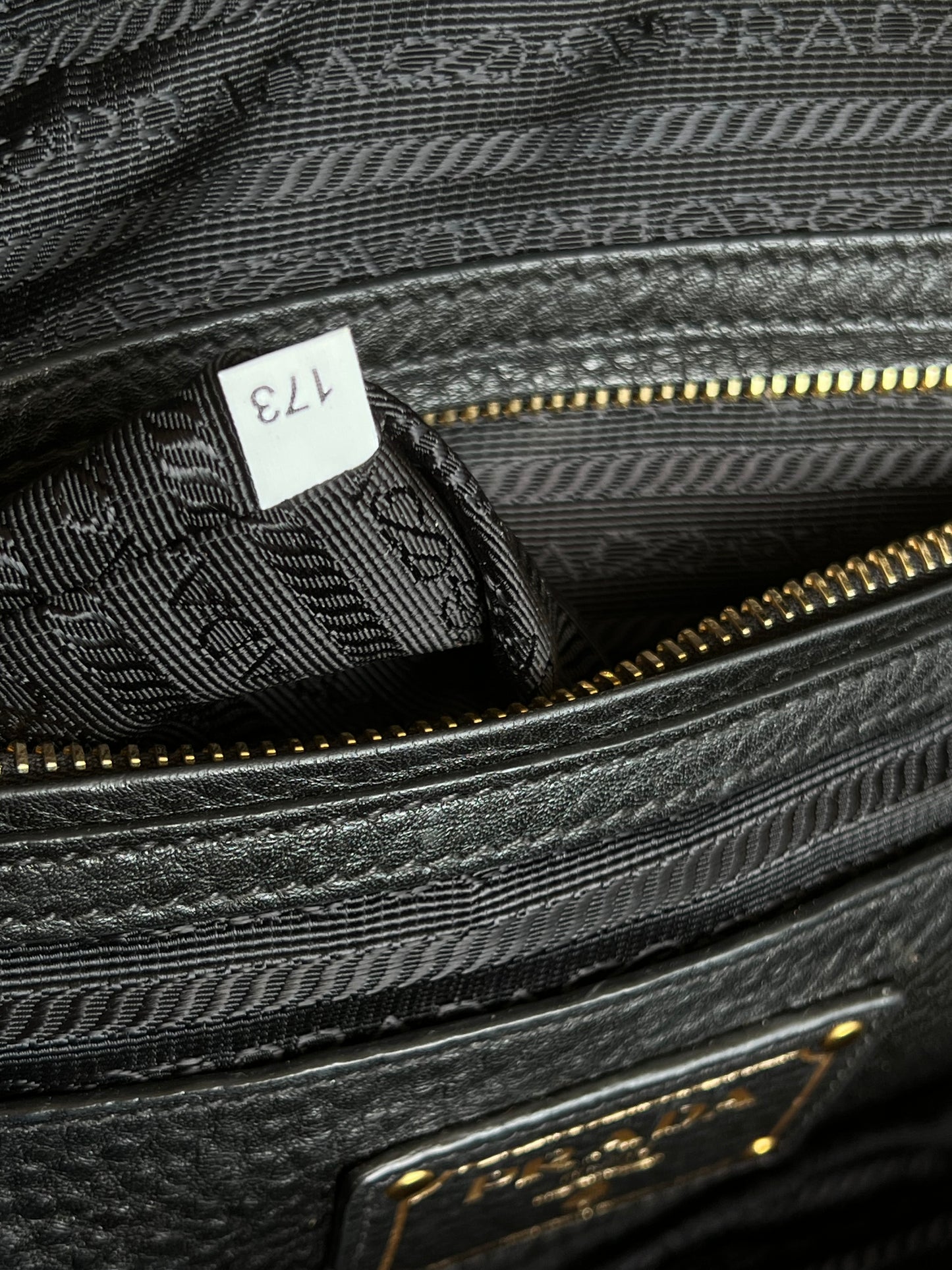 Prada Bowling bag gold hardware