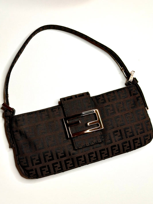 Fendi Mini Zucchino dark brown