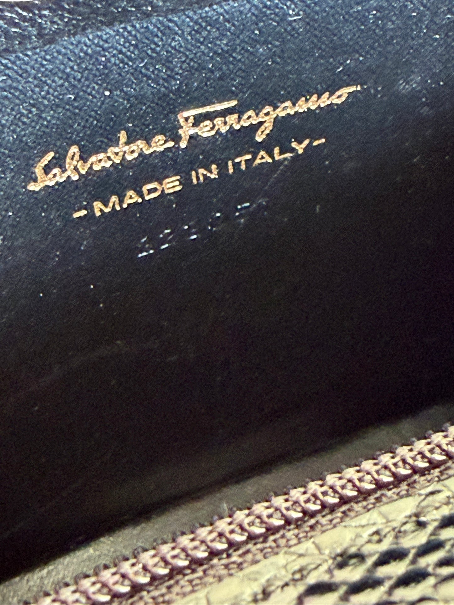 Salvatore Ferragamo portamonete nero