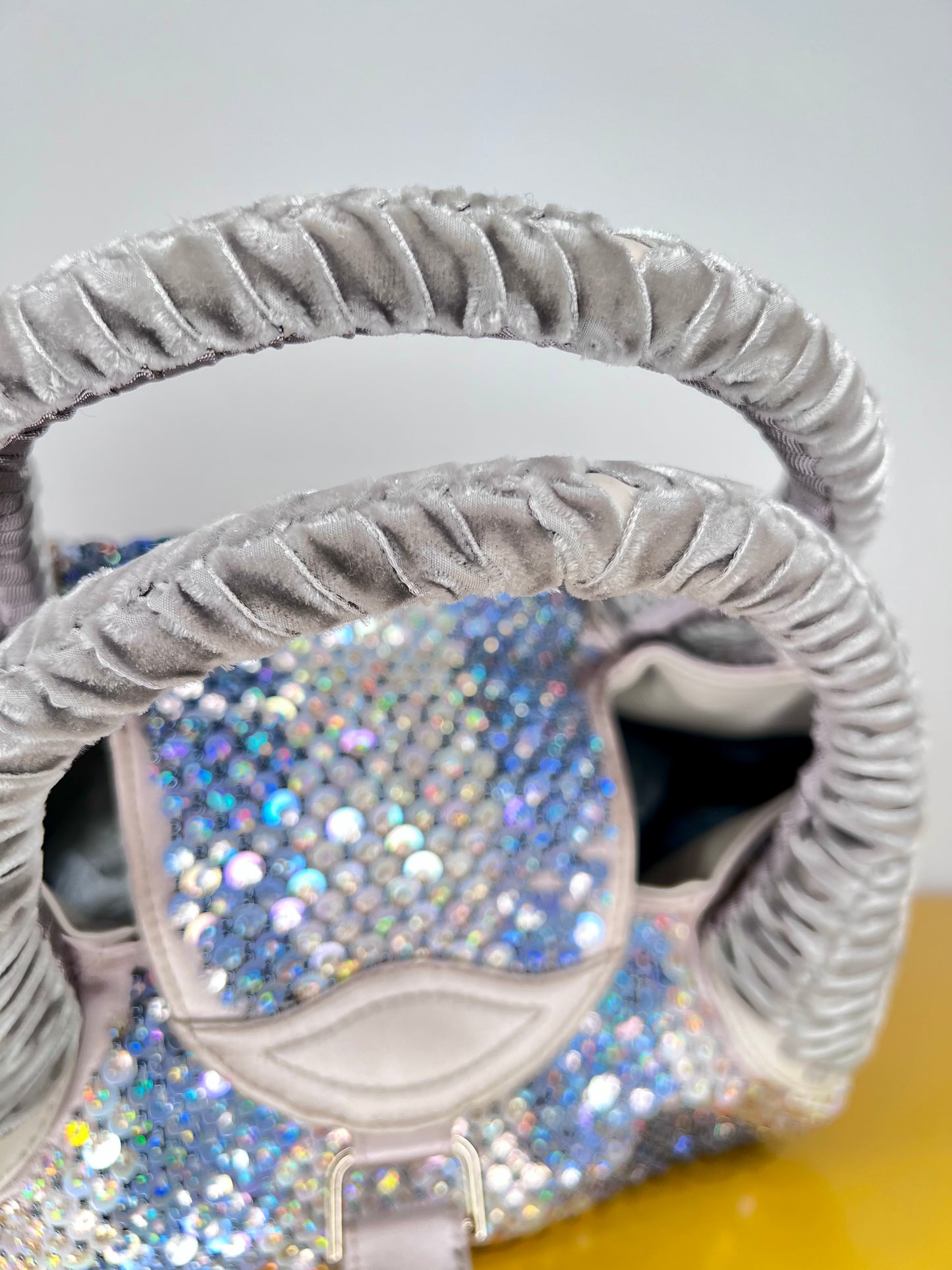 Fendi Spy Bag in raso con paillettes