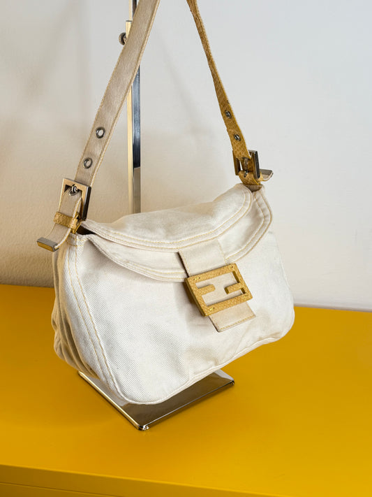 Fendi Double Flap Denim chiaro