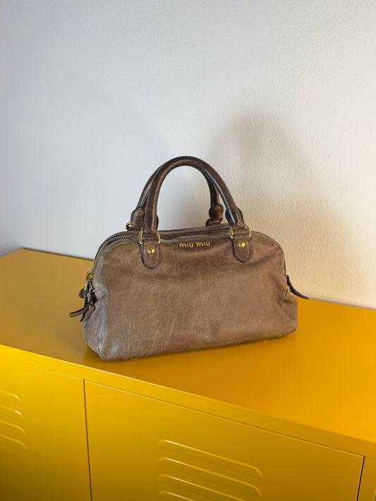 Miu Miu pelle distressed