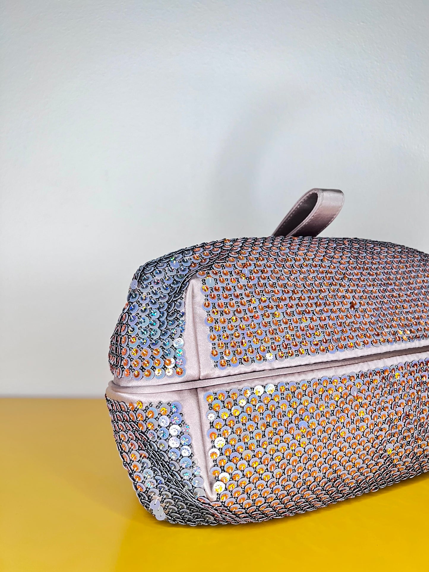 Fendi Spy Bag in raso con paillettes