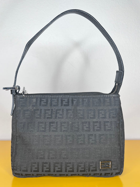 Fendi Mini Bag Zucchino Nera