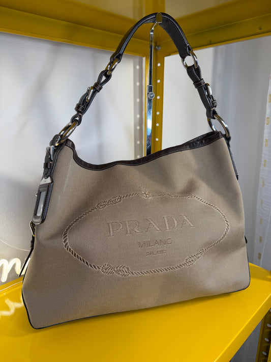 Prada logo Jaquard
