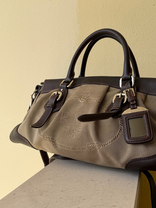 Prada Mini Tote Tessuto Corda