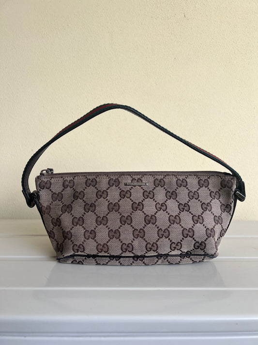 Gucci Boat Bag classic monogram