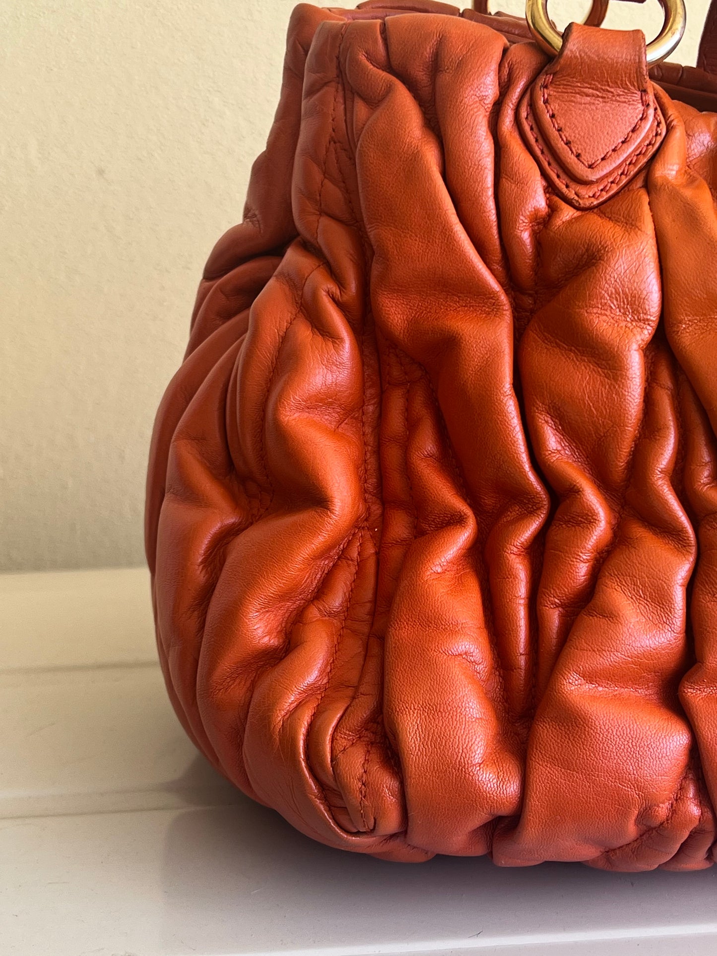 Miu Miu Matelassé Coffer Bag