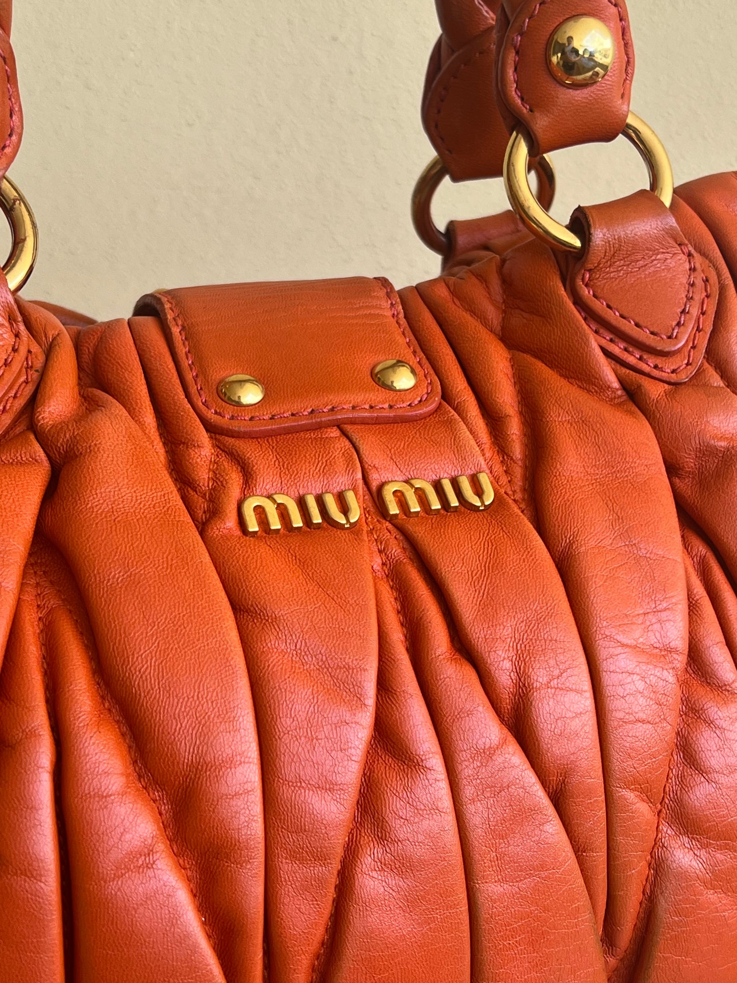 Miu Miu Matelassé Coffer Bag
