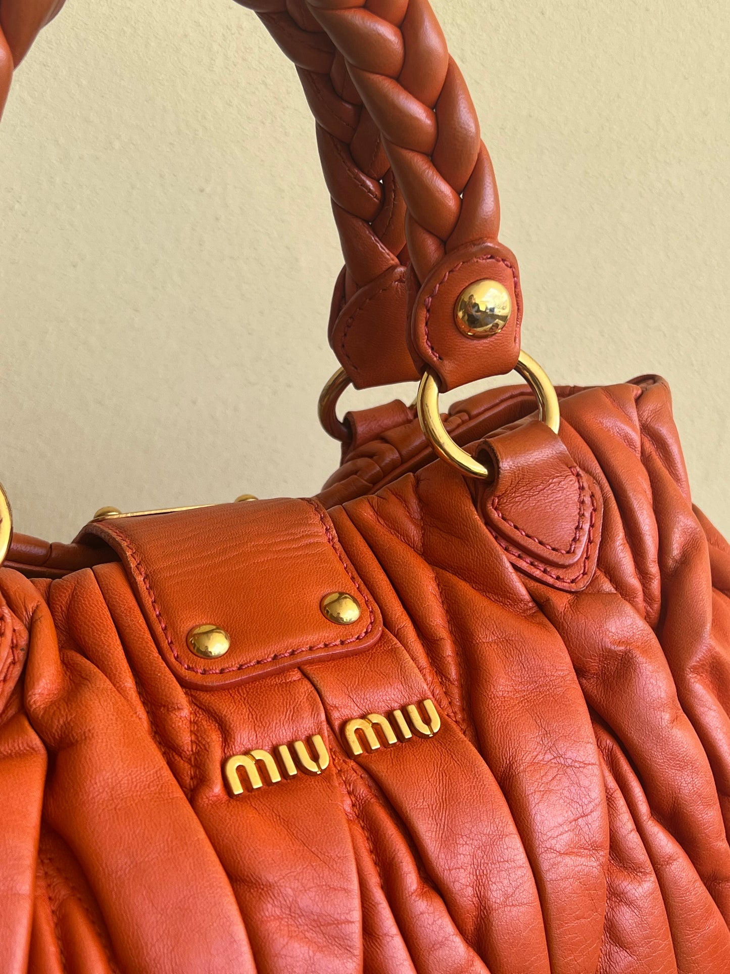 Miu Miu Matelassé Coffer Bag