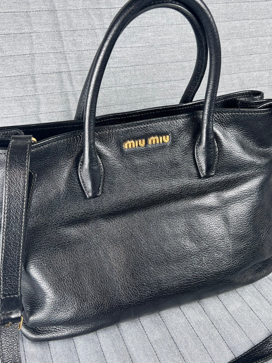 Miu Miu Tote Black