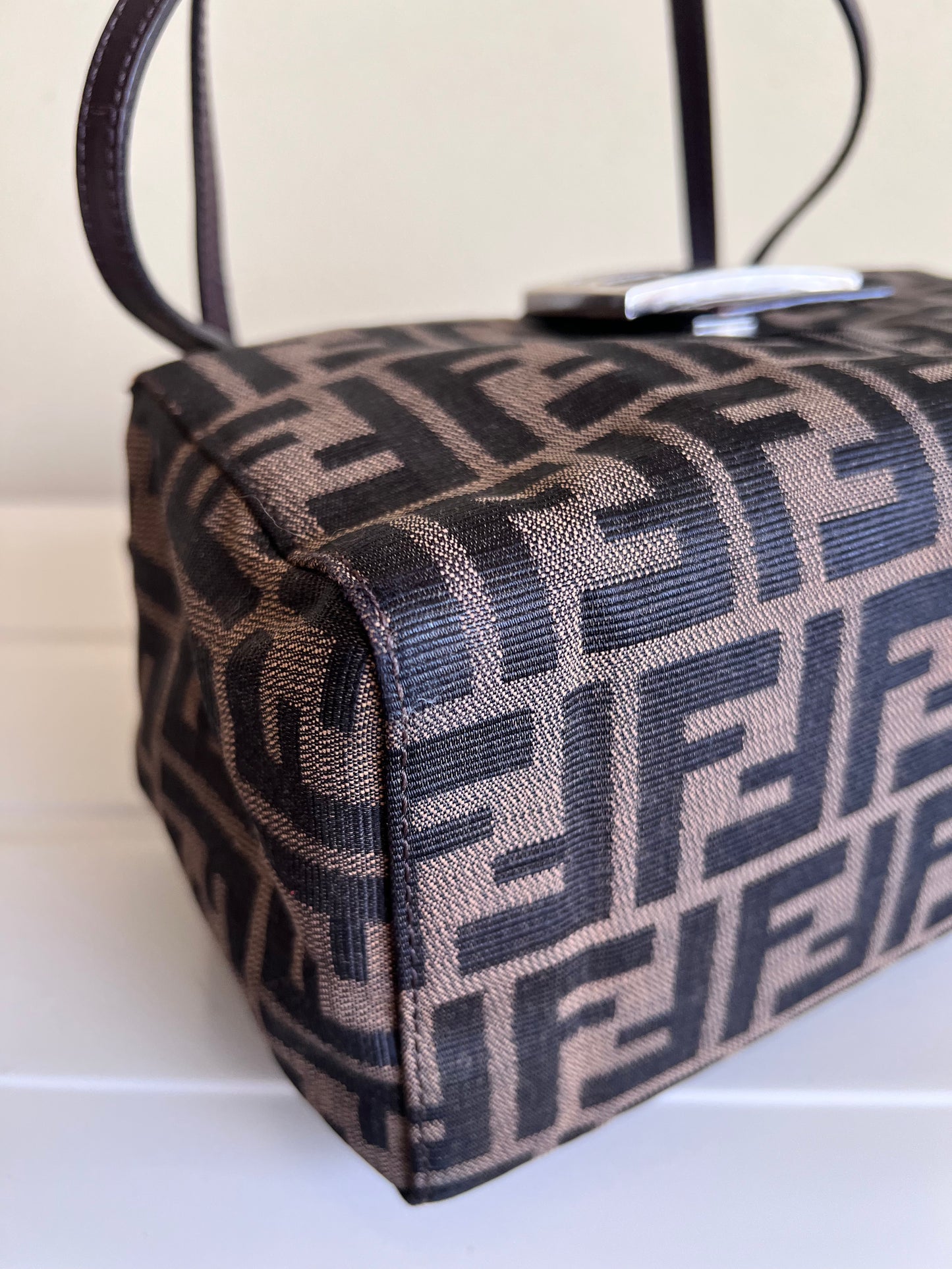 Bauletto Fendi Zucca print