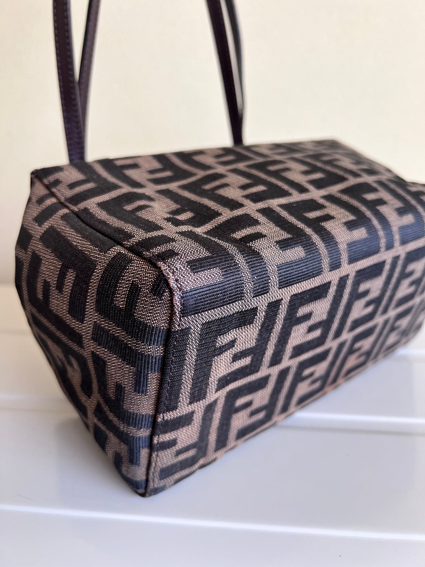 Bauletto Fendi Zucca print