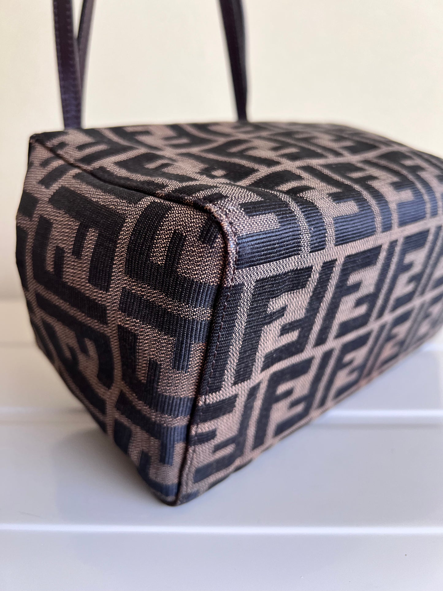 Bauletto Fendi Zucca print