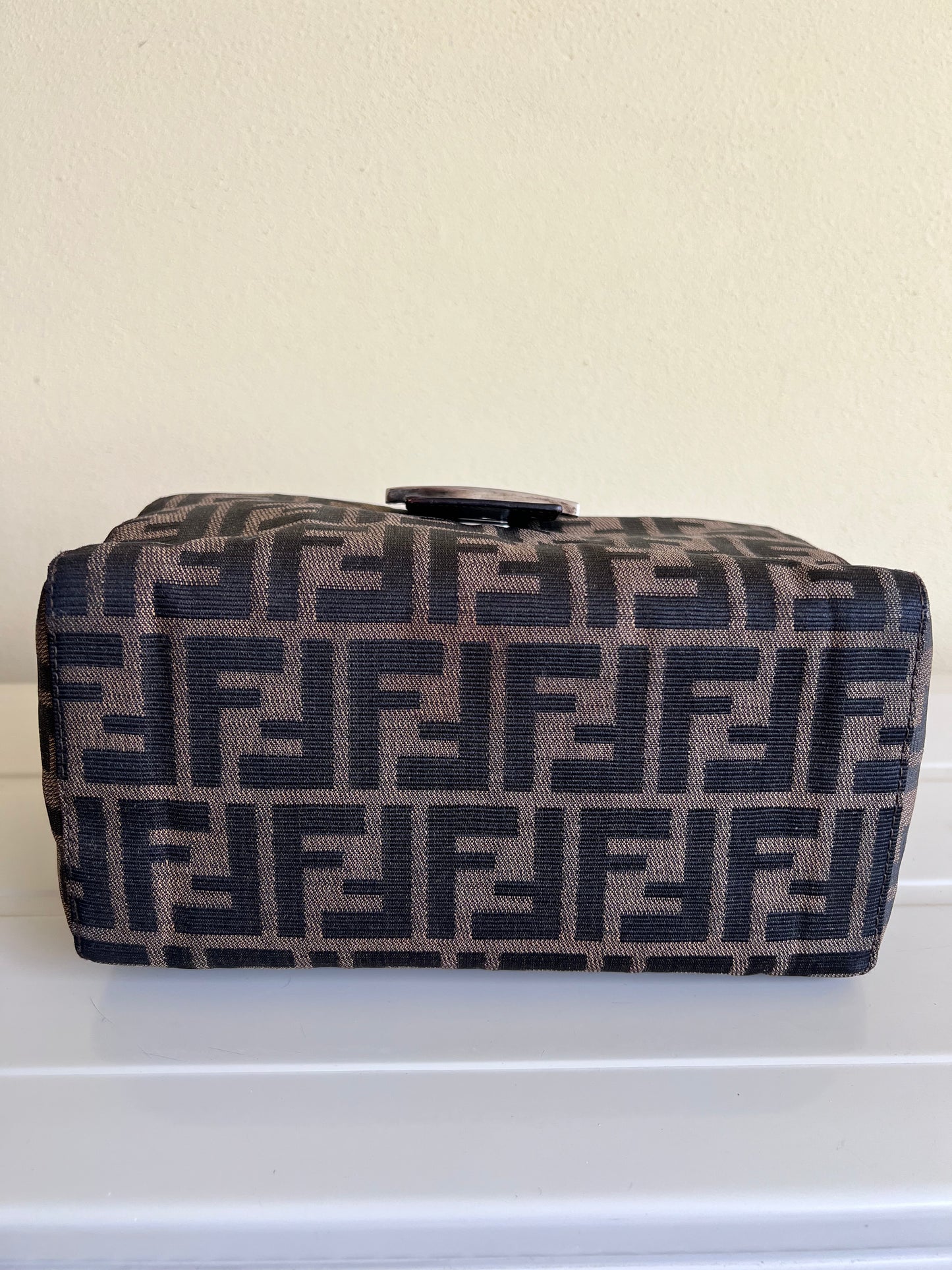 Bauletto Fendi Zucca print