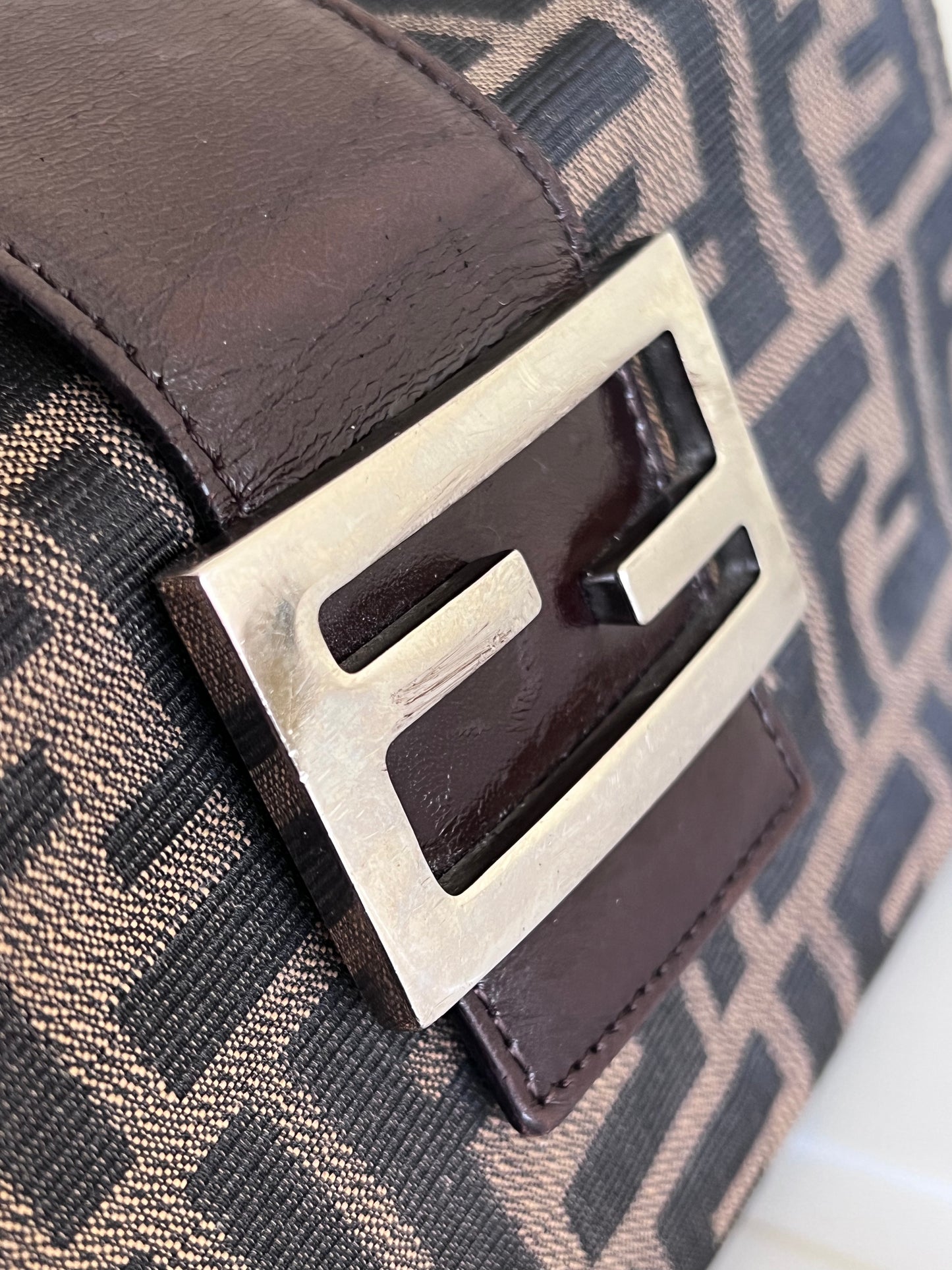 Bauletto Fendi Zucca print