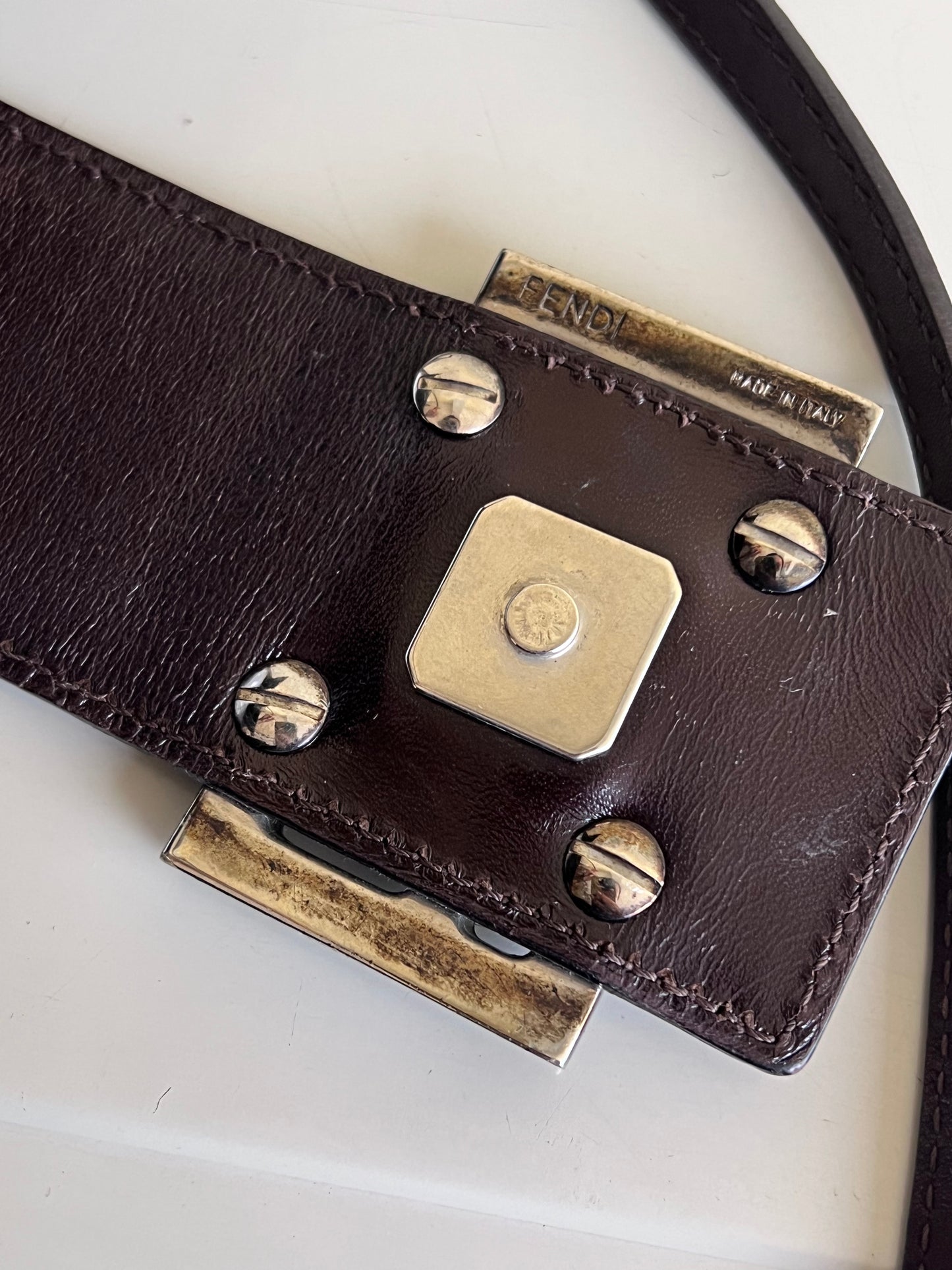 Bauletto Fendi Zucca print
