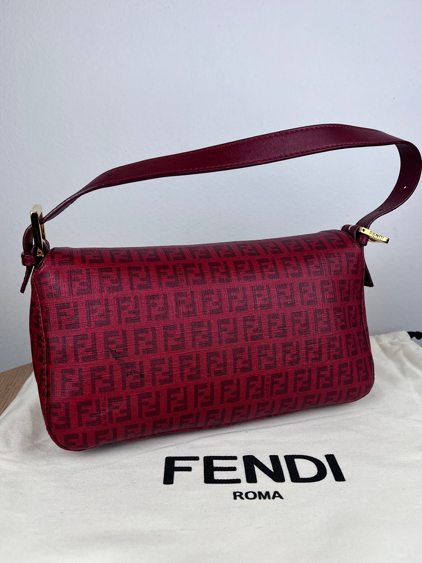 Fendi Baguette Zucchino Rossa