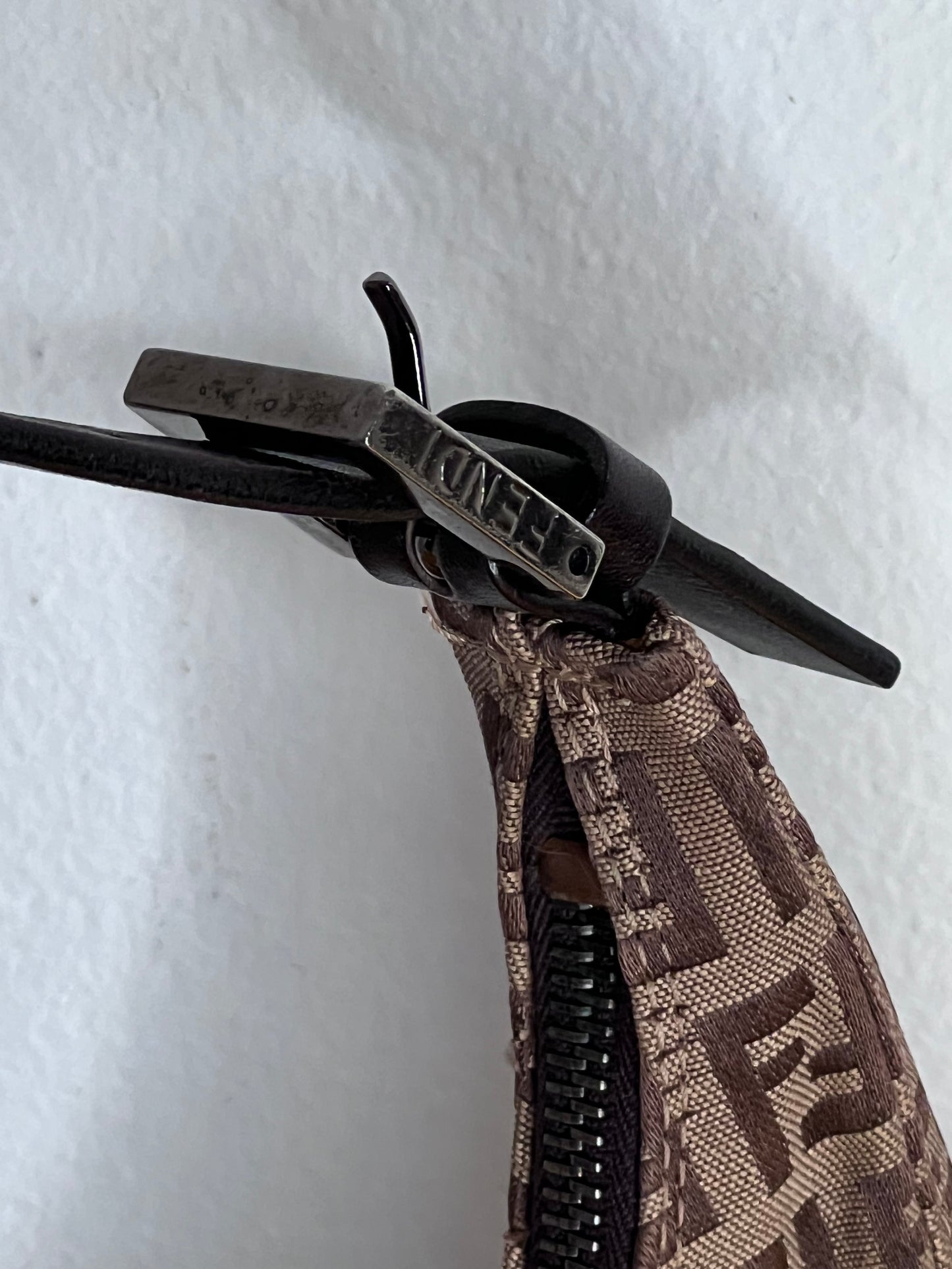 Fendi Croissaint Beige/marrone
