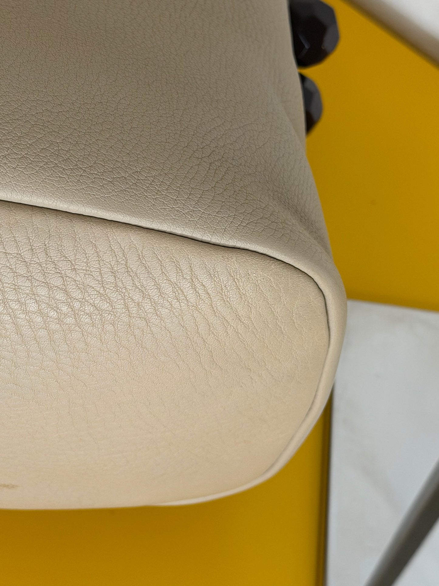 Prada ring handle Bag beige