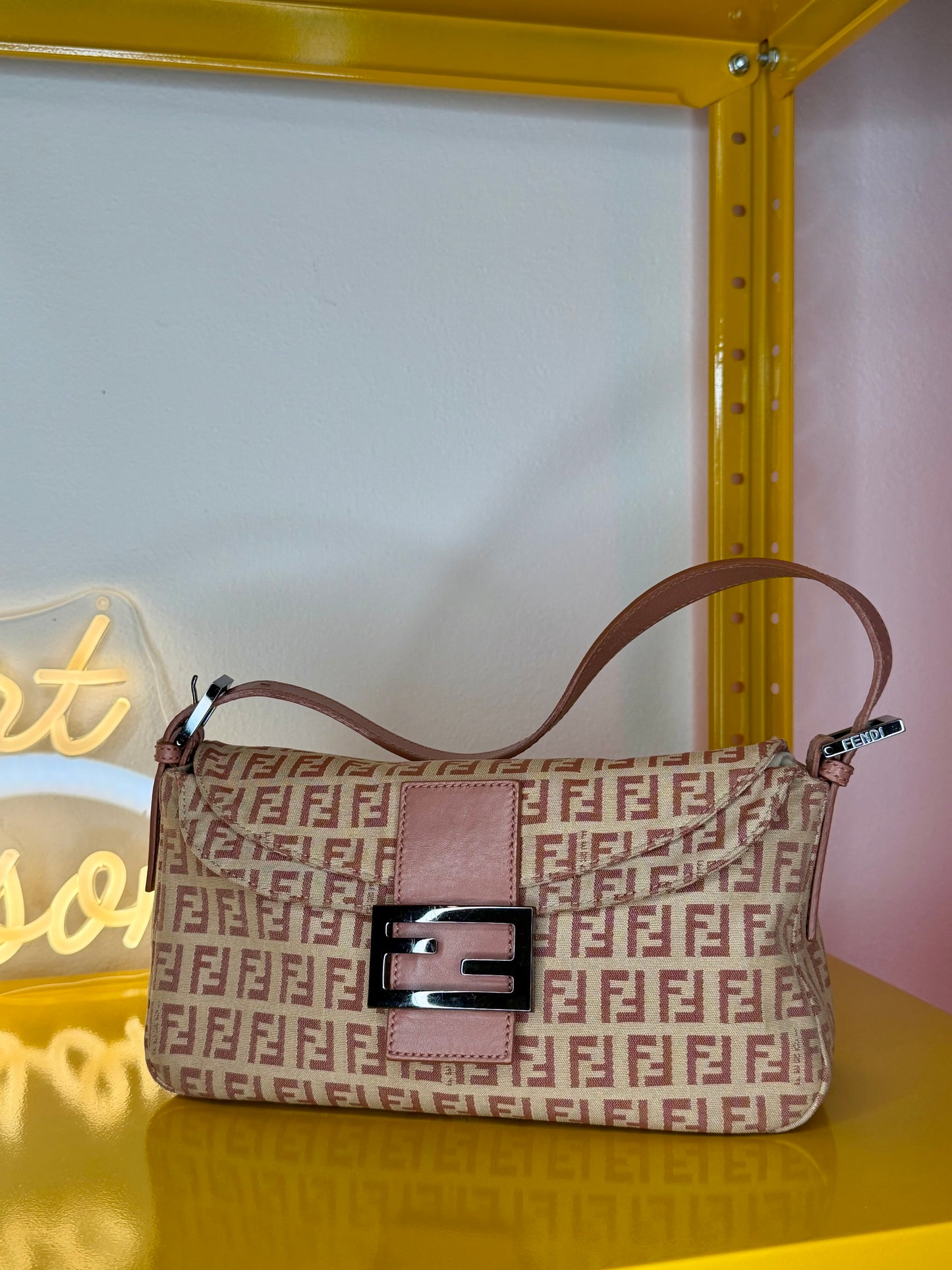 Fendi Baguette double flap