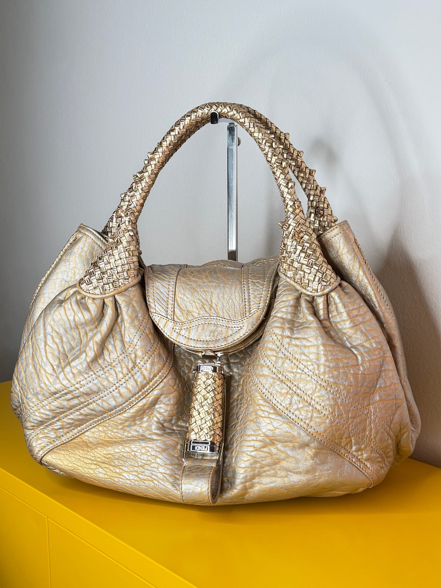 Fendi Spy Gold Silver