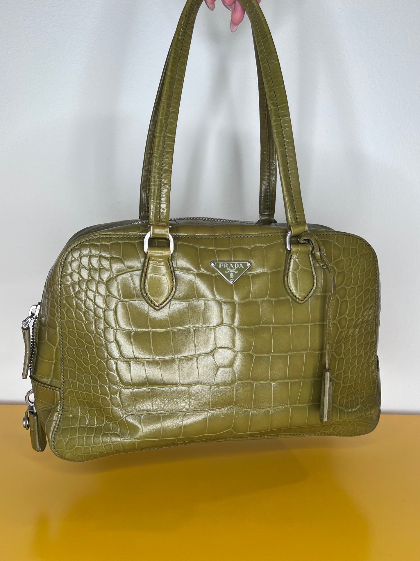 Bauletto Prada Verde