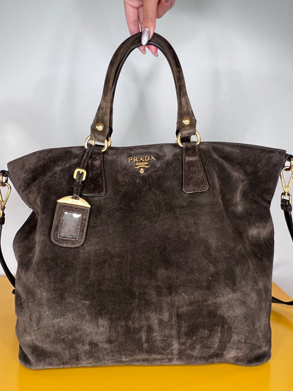 Prada Suede tote