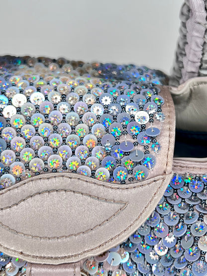 Fendi Spy Bag in raso con paillettes