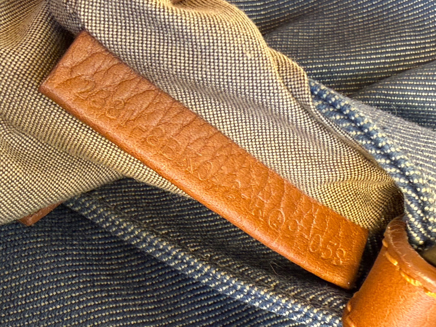 Fendi mini chef denim