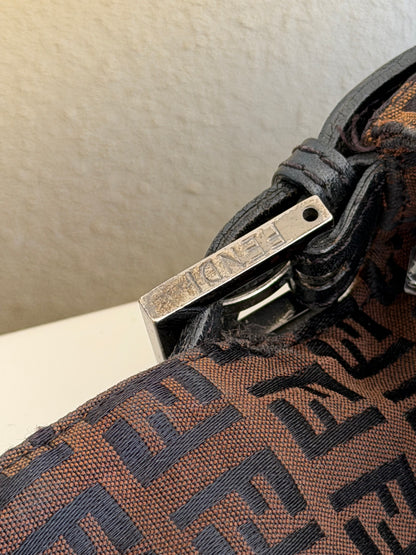 Fendi Mamma Baguette Zucchino Marrone