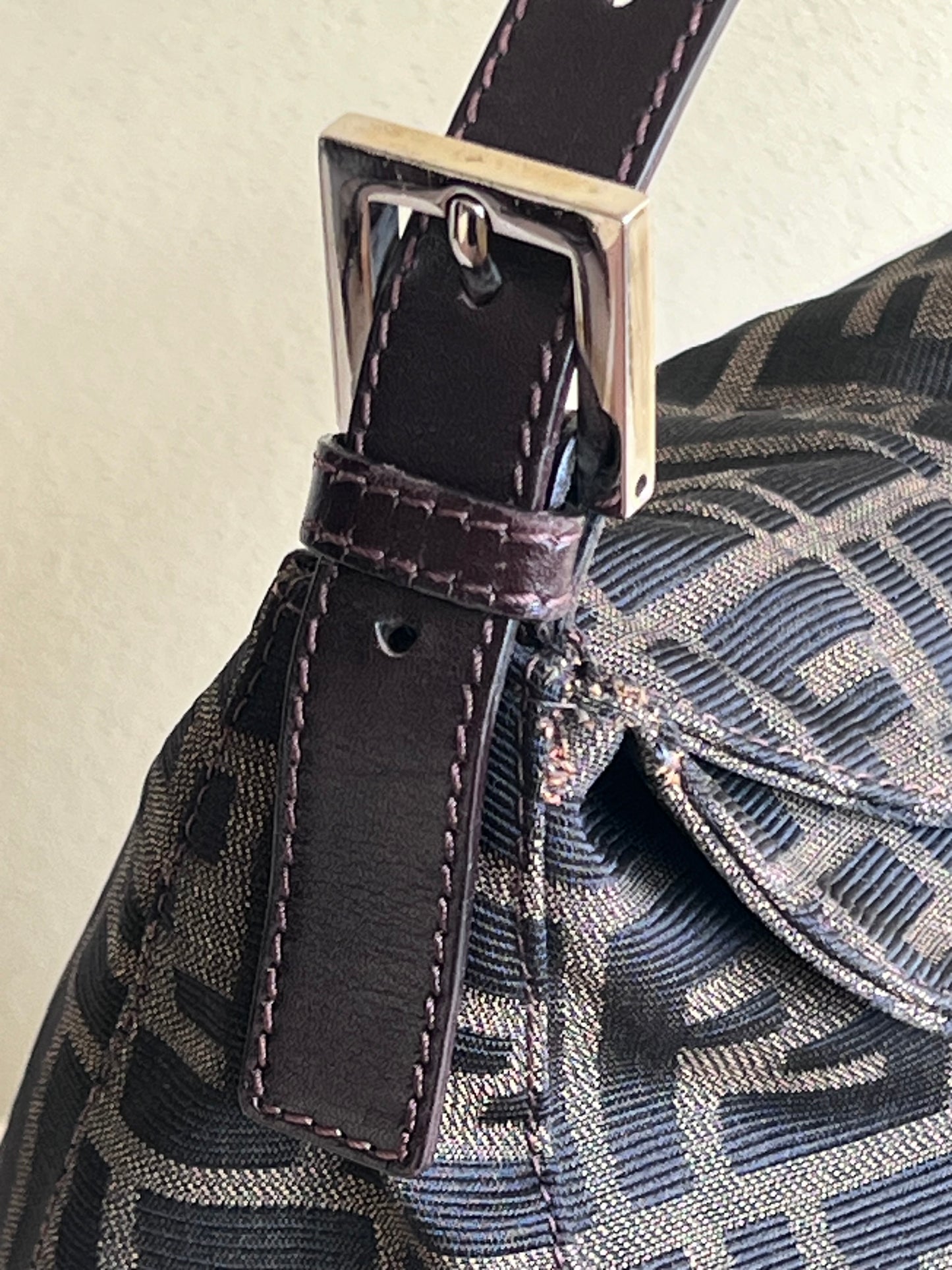 Fendi Mamma Zucca double Flap