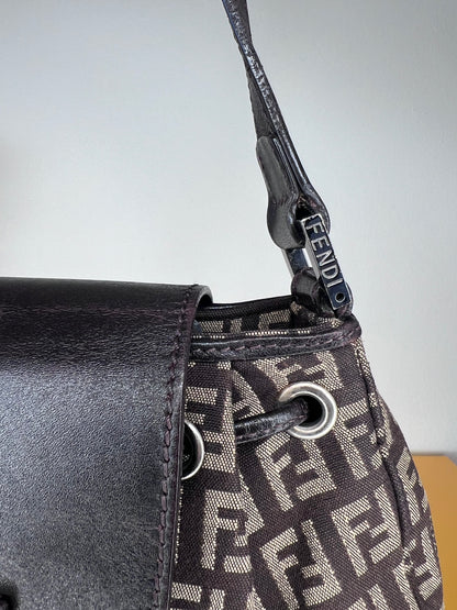 Fendi Mini Baguette Brown