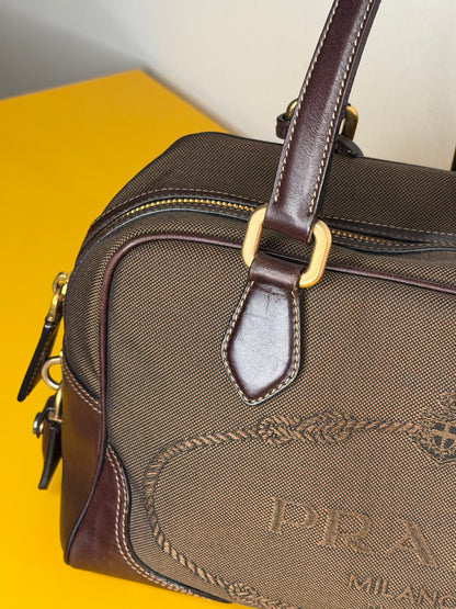 Prada bauletto logo Jaquard