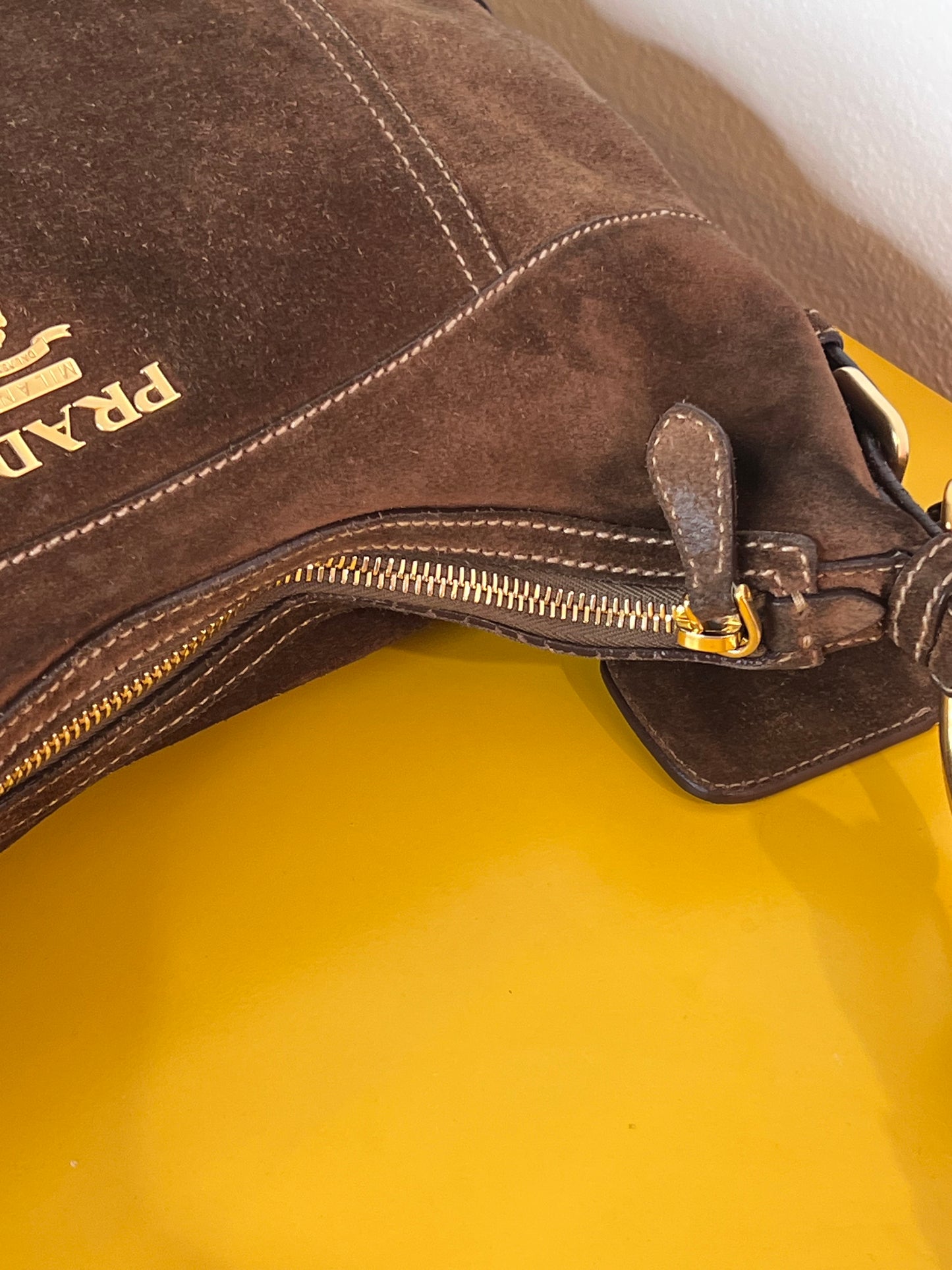 Prada Hobo in suede