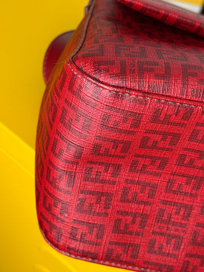 Fendi Mamma tessuto roll red