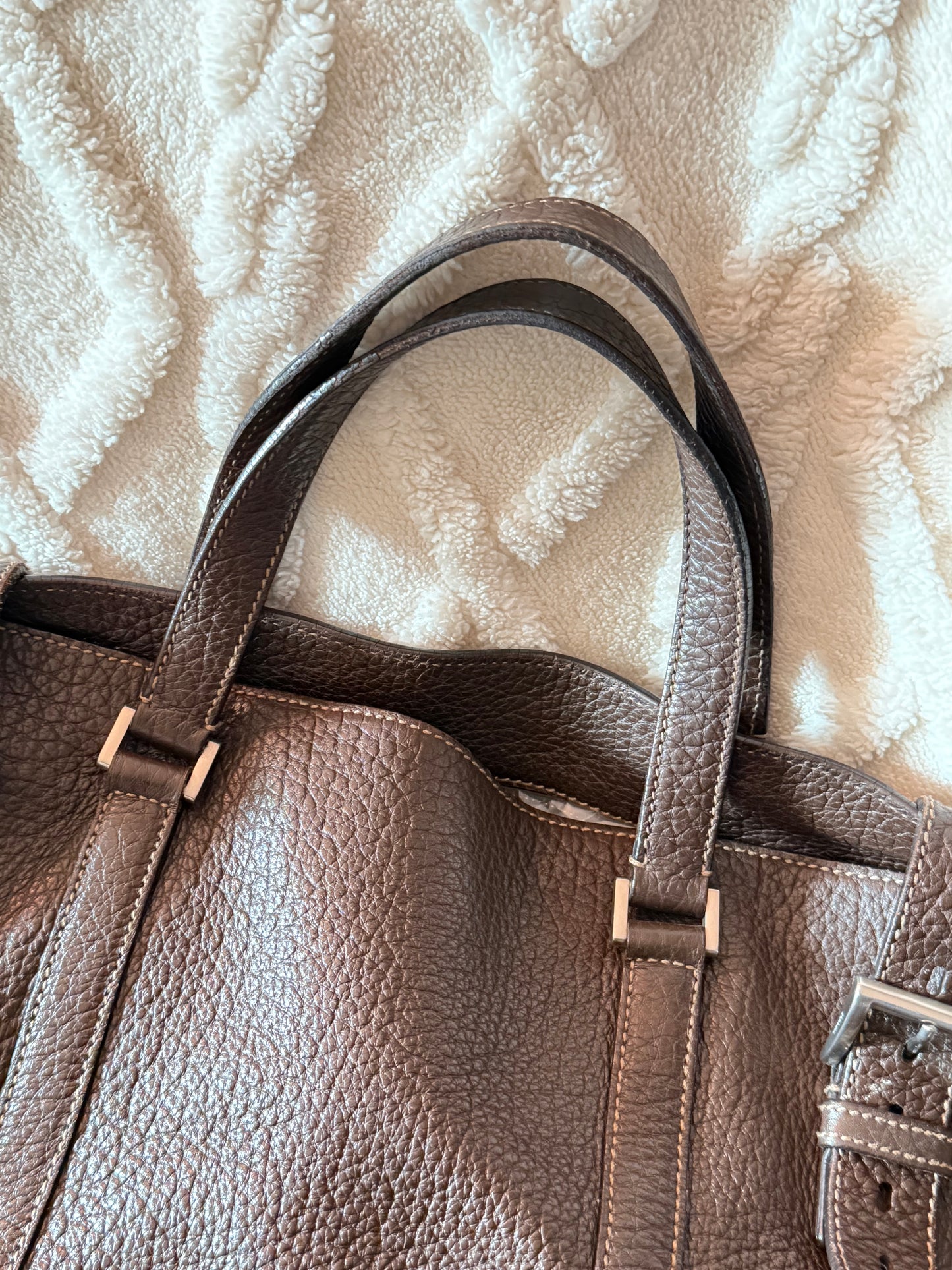 Prada handbag Tote brown