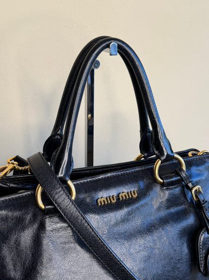 Miu Miu Shopping Vitello Shine