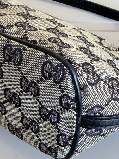 Gucci boat bag grey/black